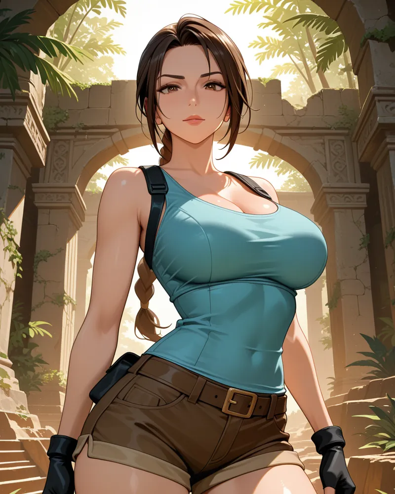 Lara Croft AI chat
